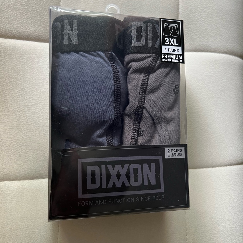 DIXXON Gray Boxer Briefs Premium Comfort